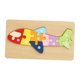 thumbnail image 3 of Rompecabezas de madera para preescolar, desarrollo temprano, juguetes Montessori, juguete de viaje para Avión, 3 of 9