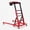 Red + Black, variant on 400 lb Topside Engine Creeper - Adjustable Height 48-76 in - Collapsible Over-Engine Rolling Platform with Padded Deck, 5 Swivel Casters & 4 Locking Brake Wheels for Trucks - Pure Orange