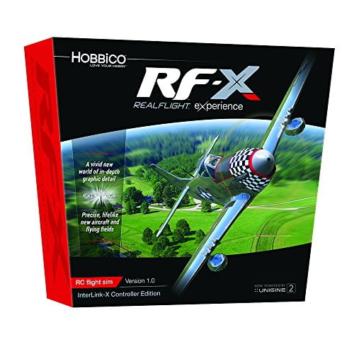 Great Planes RealFlight X Radio Controlled Flight Simulator Software with InterLinkX Controller