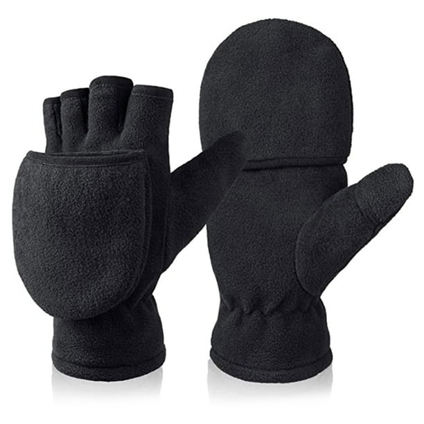 Guantes negros Guantes cálidos de concha de otoño e invierno Guantes cómodos para exteriores a prueba de frío Zhivalor BST3040305-3