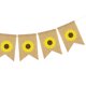 thumbnail image 4 of KAKOWELY Guirnalda temática hawaiana para fiesta de verano, banderines de lino con forma de cola de milano y girasol, suministros de decoración para fiestas, 4 of 4