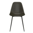 thumbnail image 4 of Pemberly Row Modern Vegan Leather Side Chairs (Set of 2) in Black, 4 of 7