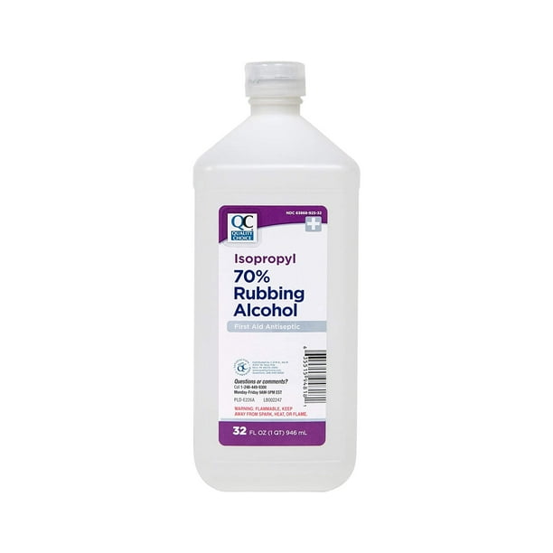 QC Alcohol Isopropyl 70 First Aid Antiseptic 32OZ