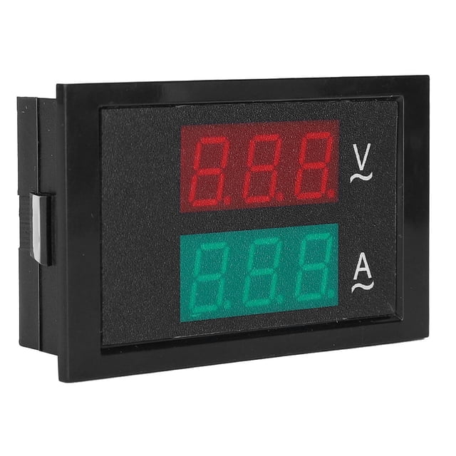 Current Meter,DL85-2041 Dual Display AC Voltmeter Ammeter Stylish and Modern