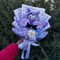 thumbnail image 5 of Muñeco de peluche de Sanrio Hello Kitty Kuromi Melody Cinnamoroll, ramo de anime, juguete para decoración del hogar, día de San Valentín, regalos de Navidad para amigos, 5 of 5