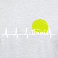 thumbnail image 3 of CafePress - TENNIS HEARTBEAT Men's Value T Shirt - Men's Classic Graphic T-Shirt, 3 of 4