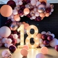 thumbnail image 3 of Burgundy Balloon Garland Pink Kit, 116 Pieces Balloons Set for Girls Birthday Party Wedding Decoration, 3 of 7