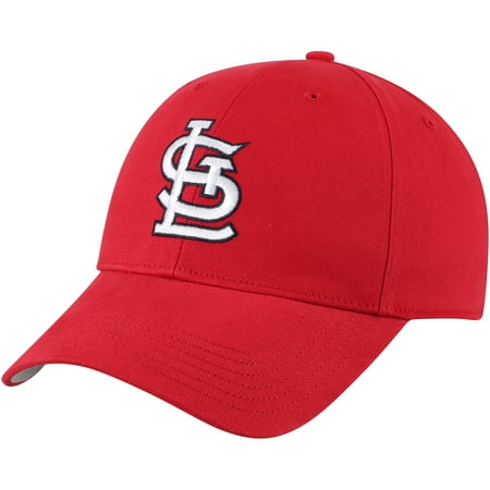 Louis Mens Hat - St. Louis Cardinals Fan Favorite Basic Adjustable Hat - Red - OSFA
