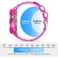 thumbnail image 4 of ANTHOUSE Compatible for Apple Watch 42mm 44mm 45mm with Bumper Case Cover, Clear Crystal Men Women Durable Sport Transparent Protective Bands for iWatch Series 8 7 6 5 4 3 2 1 SE, 4 of 14