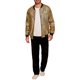 thumbnail image 2 of Chaquetas Varsity Holográficas INSPIRE CHIC para hombres, chaquetas bomber metálicas brillantes con cierre completo, M dorado, 2 of 6