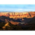 thumbnail image 3 of Drost, David 14x12 Black Modern Framed Museum Art Print Titled - Canyon View II, 3 of 5