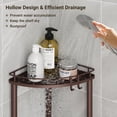 thumbnail image 4 of Soporte de ducha de esquina Shelf ELYKEN, 4 niveles, metal inoxidable, 4 of 9