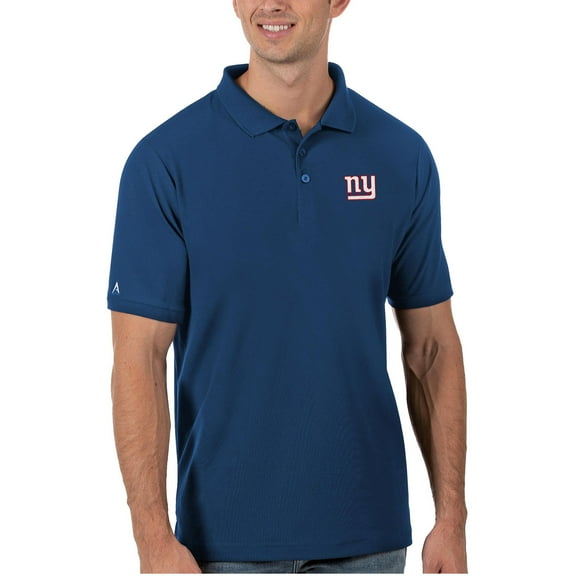 Men's Antigua Royal New York Giants Legacy Pique Polo