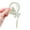Silver, variant on Zeiwohndc Ancient Styless temperament bells orchids tasselss hair clip
