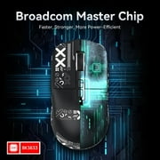 ATTACK SHARK X6 Optical USB Wireless Gaming Mouse, Black Pro