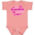 thumbnail image 3 of Inktastic My Grandma Loves Me with Hearts and Kiss Boys or Girls Baby Bodysuit, 3 of 5