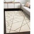 thumbnail image 3 of Chaudhary Living 7.75' x 10' Geometric Indoor Outdoor Area Throw Rug - Beige and Taupe, 3 of 9