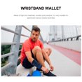 thumbnail image 2 of EeaseCA Wrist Wallet Running Cycling Sports Coin Keys Cell Phone Storage Wrist Pouch, 2 of 7