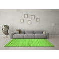 thumbnail image 3 of Ahgly Company Indoor Rectangle Abstract Green Modern Area Rugs, 7' x 9', 3 of 4