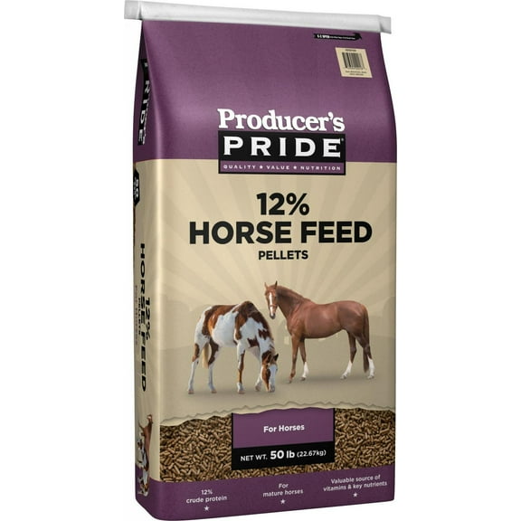 Producer's Pride 12% Horse Pellet Feed, 50 lb.