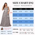 thumbnail image 6 of Plus Size Formal Dresses for Women with Embroidery Sequin and V-Neck, A-Line Maxi Dress for Wedding and Cocktail, 6 of 6