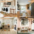 thumbnail image 4 of Fall Pumpkin Kitchen Rugs with Runner Sets 3 Piece Farmhouse Seasonal Harvest Holiday Party Rugs and Mats Non Skid Washable Kitchen Floor Mats for Home Hallway Laundry(Dark Pumpkin), 4 of 6