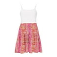 thumbnail image 5 of 13-14 Years Girl's Short Sleeve Floral Print Loose Casual Long Maxi Dress with Pockets 4-12 Years, 5 of 7