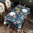 thumbnail image 2 of Pioneer Flower Floral Print Pattern Rectangle Tablecloth 60"x102",Waterproof Polyester Rectangle Table Cloth, Wipeable Spillproof Polyester Tablecloth for Dining, Camping, Indoor and Outdoor, 2 of 6
