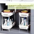 thumbnail image 4 of 4-Tier Standing Shelf Unit with Drainage Baskets – Sturdy Bathroom & Shower Organizer, Over The Toilet Storage, Space-Saving Shelf for Bathroom Essentials, Towels, & Toiletries, 4 of 6