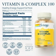 B-Complex 100 100 mg By Solaray - 100 Vegetable Caps