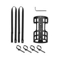 thumbnail image 2 of Almencla Bike Cargo Cage Bag Luggage Shelf Fork Mount Bike Front Carrier Rack 1 Set, 2 of 8