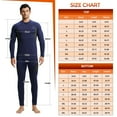 thumbnail image 4 of CL convallaria Mens Thermal Underwear Set with Fly, Long Johns Base Layer Winter Hunting Gear Sport Top and Bottom XS-4XL, 4 of 6
