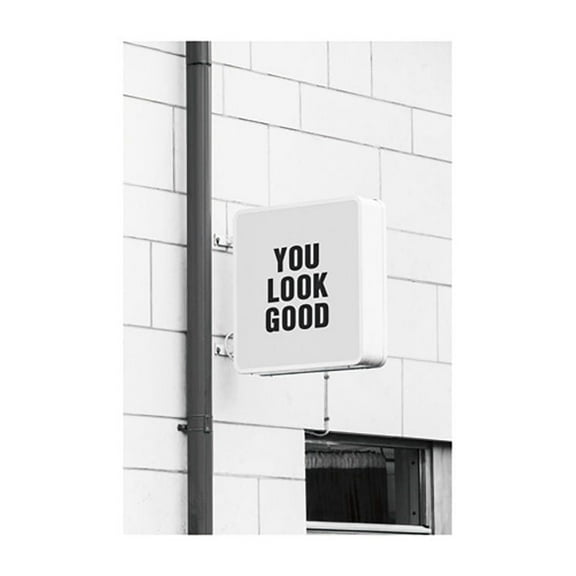 You Look Good Sign Print Wall Art, Modern Wall Decor For Living Room Bedroom, 8x12 UNFRAMED