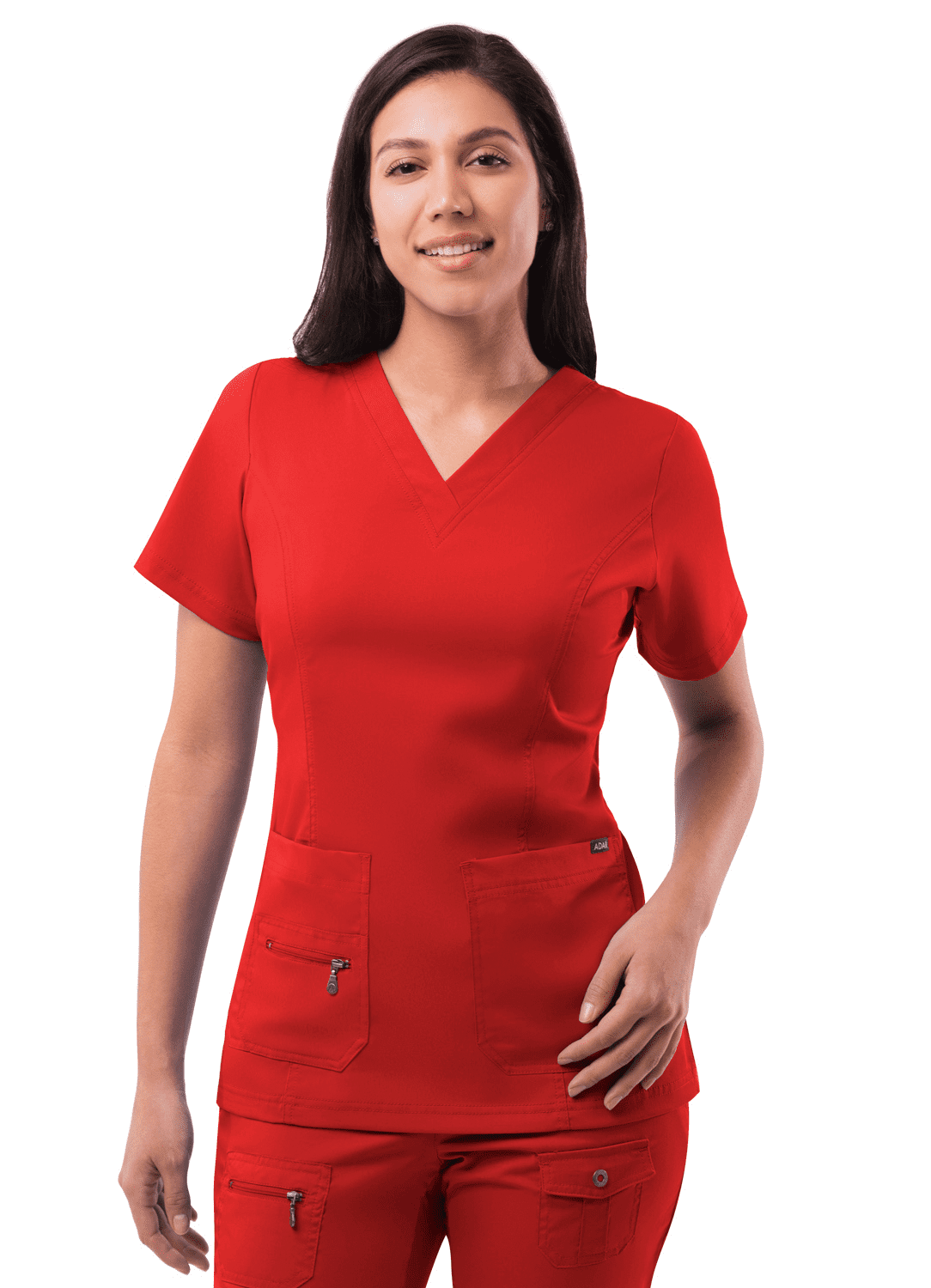 Adar Pro Scrubs For Women Elevated VNeck Scrub Top