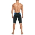 thumbnail image 2 of Adoretex Boy's/Men's Athletic Polyester Jammer Swimsuit (MJ016) - Black/Blue - 22, 2 of 5