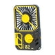 thumbnail image 4 of Ventilador portátil de mano, multifuncional, ajustable, ligero, personal, mini ventilador negro naranja, 4 of 9