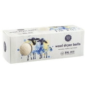 Woolzies Dryer Balls Set of 3, Natural Fabric Softener