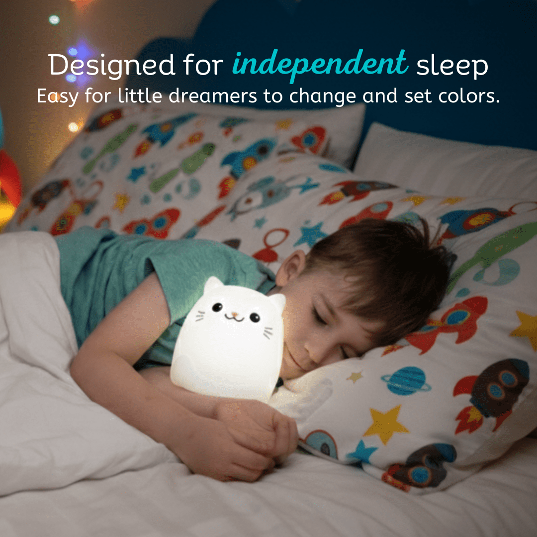 LumiPets&reg; Clive the Cat- Children's Touch Night Light