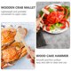 thumbnail image 4 of EeaseMX 30 mini martillos de madera para mariscos, prácticos, redondos, ovalados, para cangrejos, langostas y pasteles., 4 of 8