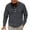1 Dark Gray, variant on Men's T-Shirts Button Up Henley Shirts for Men Long Sleeve T-Shirts with Pocket Plain Colour Stand Collar T Shirt Classic Fit Designer Sports Tops Fashion Lounge Wear