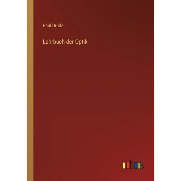Lehrbuch der Optik (Paperback)