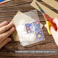 thumbnail image 3 of YSNOOWE 10 Feuilles de Classeur de Cartes Design Transparent Rangement pour Cartes de Jeu, 3 of 8