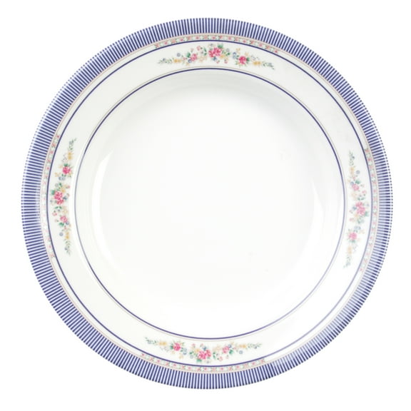 Excellante Rose Melamine Dinnerware Collection 10 oz., 9-1/4" Soup Plate, Comes in Dozen