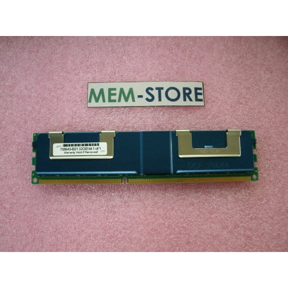 708643-B21 32GB PC3-14900 1866MHz LRDIMM Load Reduced Dimm Memory HP Proliant (3rd Party)