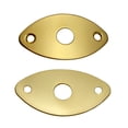 thumbnail image 2 of Jack curvada ovalada shamjiam dorada 2 piezas para bajo de guitarra eléctrica, 2 of 8