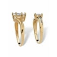 thumbnail image 2 of PalmBeach Jewelry Marquise-Cut Cubic Zirconia 2-Piece Bridal Ring Set 1.38 TCW in Gold-Plated, 2 of 6
