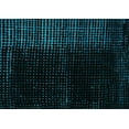 thumbnail image 1 of Ahgly Company Machine Washable Indoor Rectangle Abstract Turquoise Blue Modern Area Rugs, 5' x 7', 1 of 4