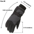 thumbnail image 2 of HBFAGFB Youth Winter Gloves Unisex Outdoor Mittens Suitable for Skiing and Snowboarding, 2 of 3