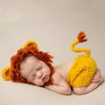 thumbnail image 3 of New Born Baby Handmade Animal Style Photo Prop Outfit Clothes Wool Knit Crochet Photography Dress, 3 of 8