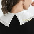 thumbnail image 7 of LoudSung Fake Collar Detachable Academic Half Shirt Blouse False Doll Dickey Collar Elegant Design for Women Girls, 7 of 7